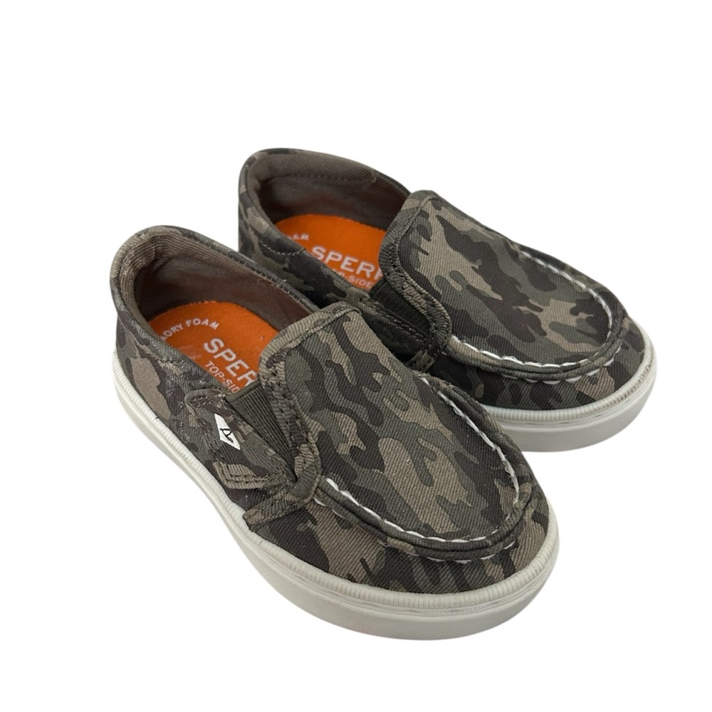 Sperry Kids Camo Slip-On Shoes